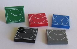 Show details for 2 x 2 - Fliese - Uhr White Picture of 2 x 2 - Fliese - Uhr White