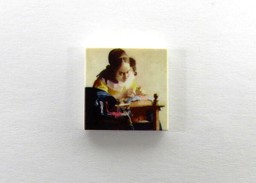 Show details for G010 / 2 x 2 - Fliese Gemälde Spitzenklöpplerin Picture of G010 / 2 x 2 - Fliese Gemälde Spitzenklöpplerin