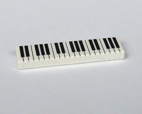 Picture of 1 x 4 - Fliese White - Klaviertastatur