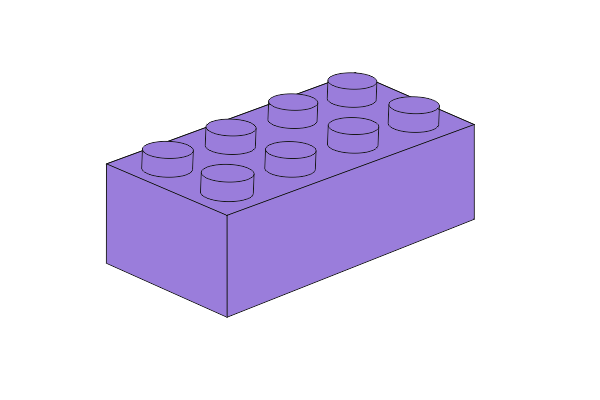 Picture of 2 x 4 - Medium Lavender