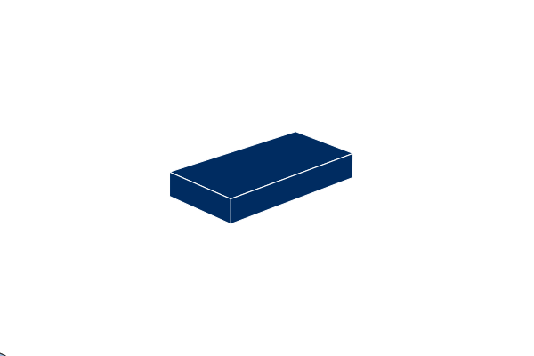 Picture of 1x2 - Tile Darkblue