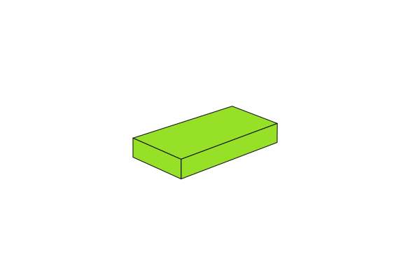 Picture of 1x2 - Tile Lime