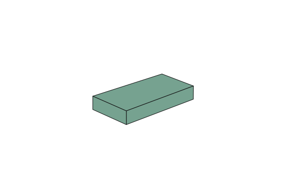 Picture of 1x2 - Tile Sandgreen