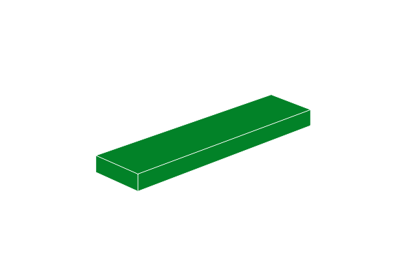 Picture of 1x4 - Tile green