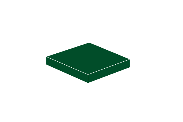 Picture of 2x2 - Tile Darkgreen