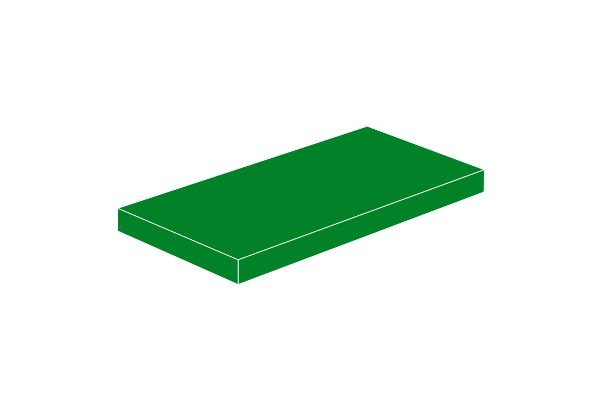 Picture of 2x4 - Tile green