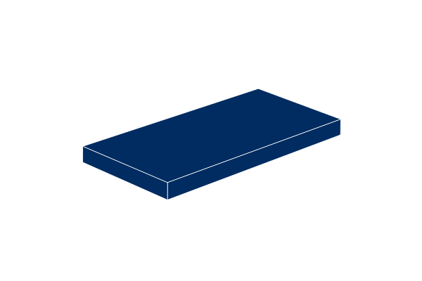 Picture of 2x4 - Tile Darkblue 