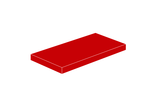 Picture of 2x4 - Tile red