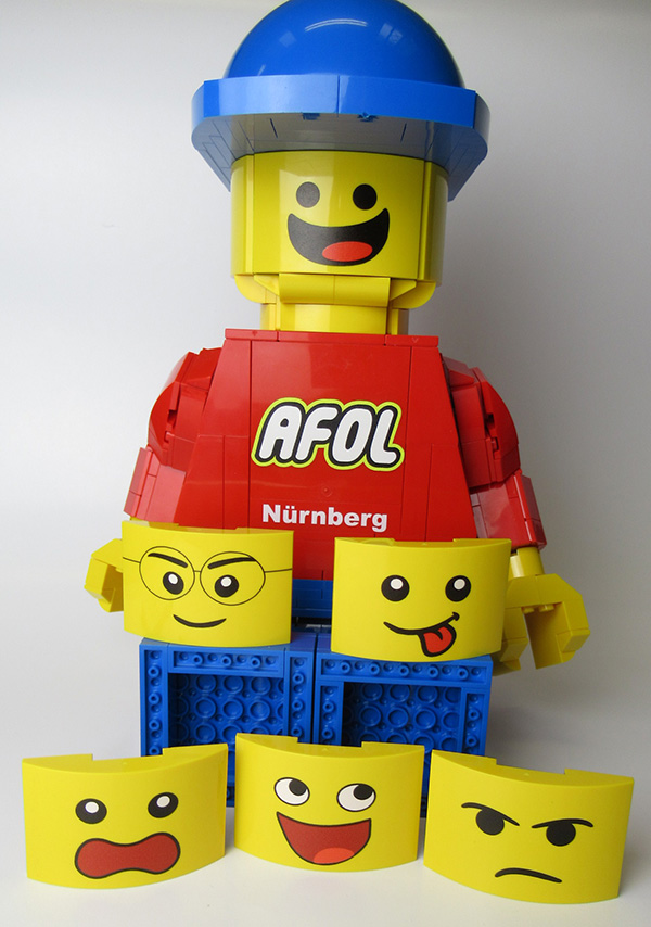 Gesichter für große Minifig 40649