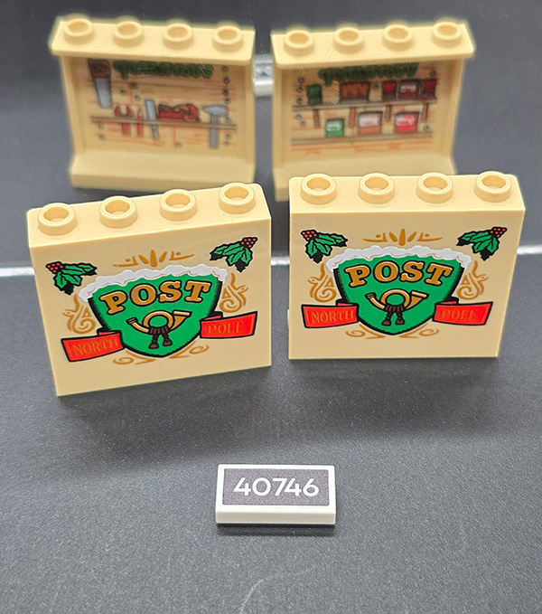 Picture of LEGO 40746 Lieferwagen des Weihnachtsmanns Custom Package