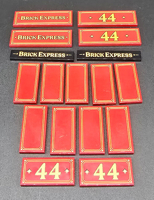 Bricklink 910044 Wild West Train Custom Package