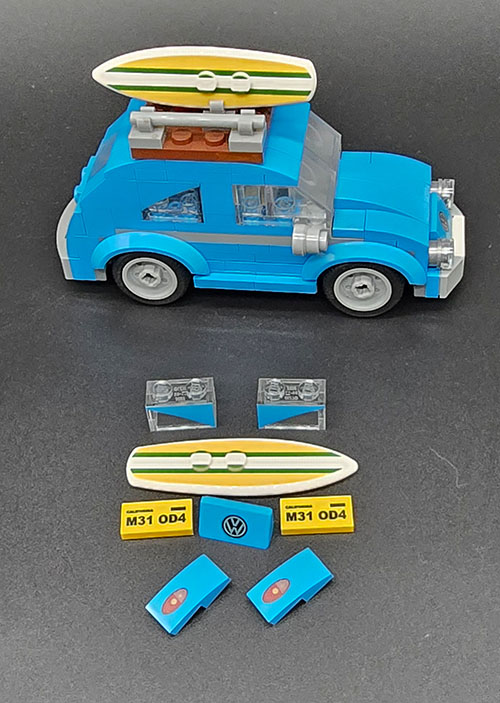 Mini Beetle Custom Bricks
