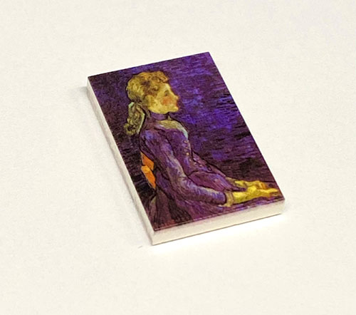 G081 / 2 x 3 - Fliese Gemälde Adeline