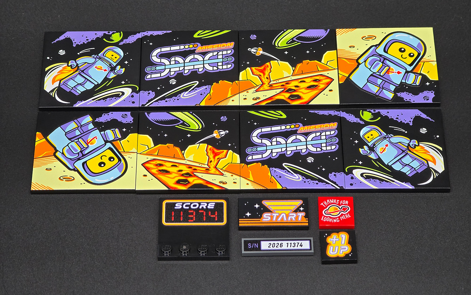 Lego Pinball Machine 11374 Custom Package